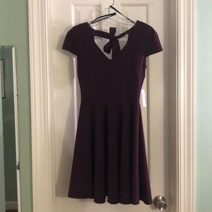 Plum dress - size 5/6 - spandex material